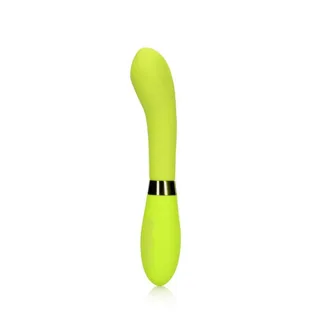 G-Punkt-Vibrator aus Silikon Grün