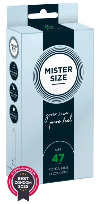 Mister Size 10 Kondome in individueller Passform 47 mm