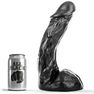 Dildo realistischer Dong Schwarz 28 x 6 cm