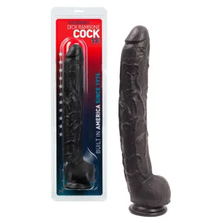 Dildo Dick Rambone Schwarz 33,5 x Ø 6,1 cm