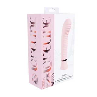 G-Punkt-Vibrator Divine gerippt Rosa
