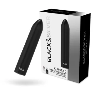 Vibro-Ei Black&Silver Kernex 2 Bullet Schwarz 6,86 x 1,83 cm