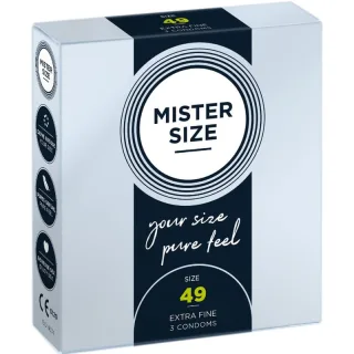 Kondom Mister Size 49 mm extra dünn 3 Stück