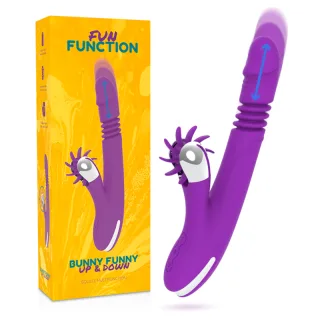 Rabbit-Vibrator Bunny Funny Up und Down 2.0 Violett 24 x 3,5 cm