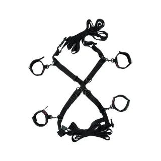 Bettfessel-Set Scandal Kreuz