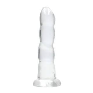Dildo Crystal Clear mit Saugnapf Transparent 18 x Ø 5,9 cm