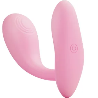 Paarvibrator Baird zum Tragen mit App und 12 Modi Rosa