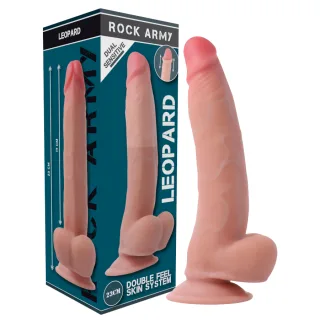Realistischer Dildo Doppeldichte Leopard 23 x 4,77 cm