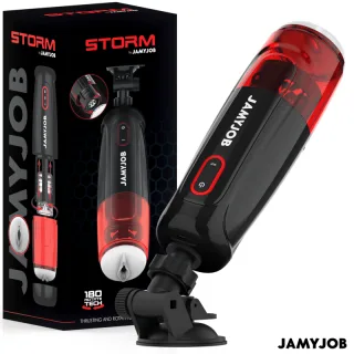 Masturbator Jamyjob Storm mit Stoßfunktion Schwarz