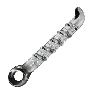 Deluxe Glasdildo Clear Ring