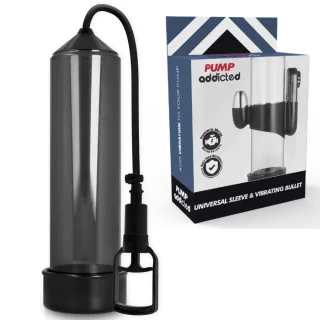 Penispumpe RX7 mit Bullet Schwarz 24 x Ø 6 cm
