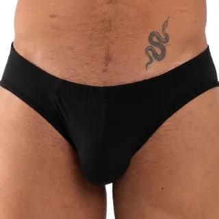 Herren-Slip Schwarz Größe M