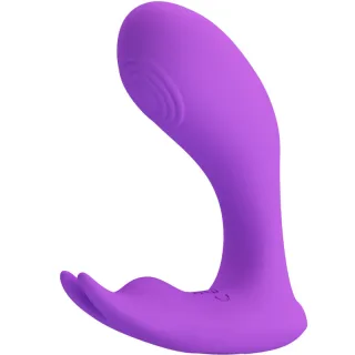 Prostata-Vibrator Idabelle mit Dammarm und Fernbedienung Violett