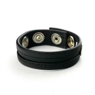 Penisring Cock Strap aus Leder 21 cm