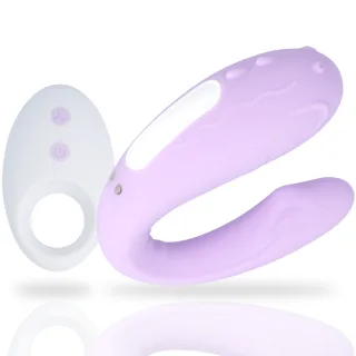 Paarvibrator Rin mit Fernbedienung Flieder 8,6 x 3,2 cm
