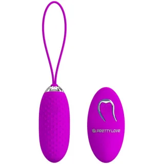 Vibro-Ei Joanna mit Funkfernbedienung und 12 Modi Lila 7,5 x 3,5 cm