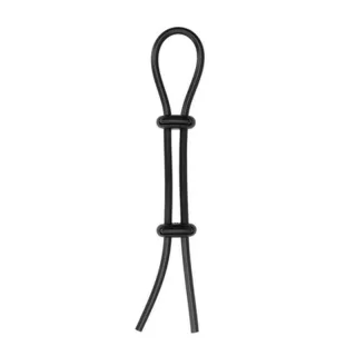 Penisring Double Stretch Booster Schwarz