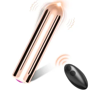 Bullet-Vibrator Warhead mit Fernbedienung Gold