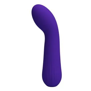 G-Punkt-Vibrator Faun mit breitem Kopf und 12 Modi Lila 15 x 3,5 cm