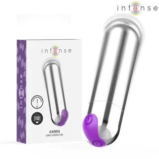 Liebeskugeln Intense Karen Mini mit Vibration Silber 8 x 2,1 cm