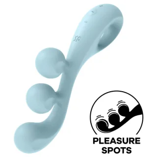 Vibrator Tri Ball 2 mit drei Kugeln Blau
