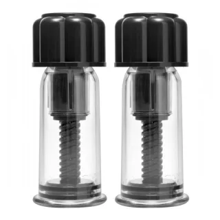 Nippelsauger Master Series Black Max 2 Teile Schwarz 19,5 cm