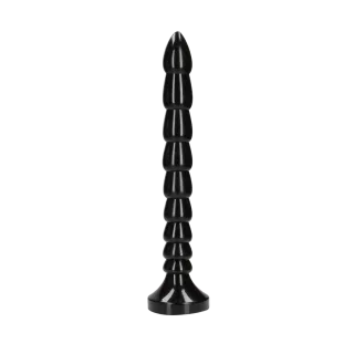Dildo Anal Snake gestapelt Schwarz 30 x Ø 3,5 cm