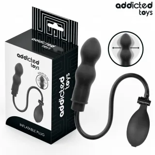 Analplug Aufblasbar Beginner Schwarz 8,8 x 2,5 cm