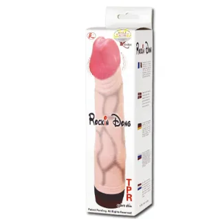 Realistischer Vibrator Rockin Dong Modell 1 Natur