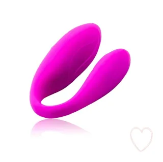 Paarvibrator Fascination mit Ladestation und Beutel Lila