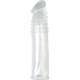 Penishülle mit Verlängerung Transparent 18,5 x Ø 5 cm