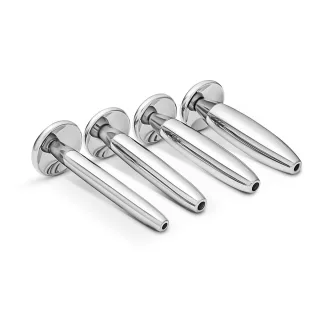 Penis Plug / Prinzenzepter aus Edelstahl, mit abgerundeter Spitze, 10 mm