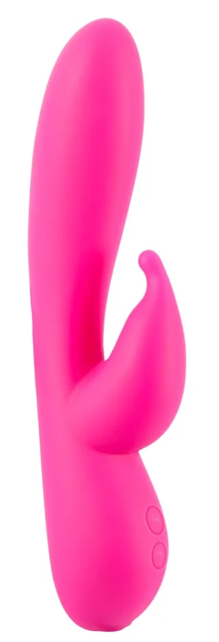 Flexibler Rabbitvibrator mit 7 Vibrationsmodi und 2 Motoren Sweet Smile Pink
