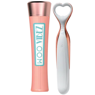 Vibrator mit Akku und Aufbewahrungsbox Weiß 11,4 x Ø 2,5 cm