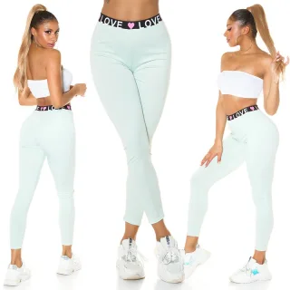 HIGHWAIST LEGGING - mintgrün