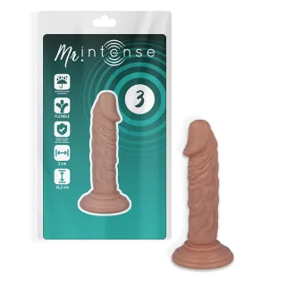 Realistischer Dildo Mr Intense 3 Natur 16,2 x 3 cm