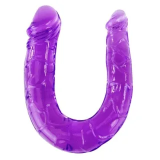Doppeldildo Jelly Flieder 29 x 3,5 cm
