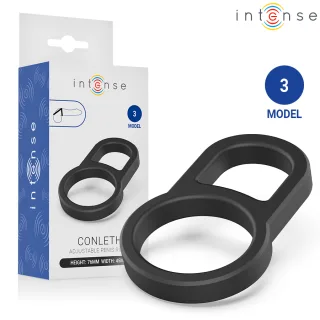 Penisring Conleth Doppelring Schwarz 7,6 x Ø 2,5 cm