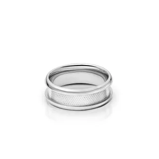 Ansprechender Cockring mit Design, aus Edelstahl, ? 35 mm