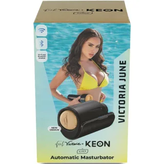 Masturbator KIIROO Keon WiFi Combo mit Feel Stroker Victoria June 23 x 13 cm