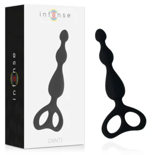 Analkette Danti Schwarz 17,5 x 3,3 cm