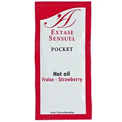 Massageöl Hot Oil Erdbeere Pocket 10 ml
