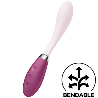 Vibrator G-Spot Flex 3 biegsam Rot