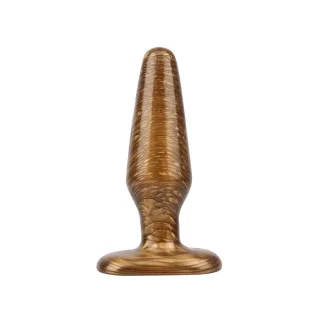 Golden Boy vergoldeter Analplug 10 x 4,5, 2,3 cm