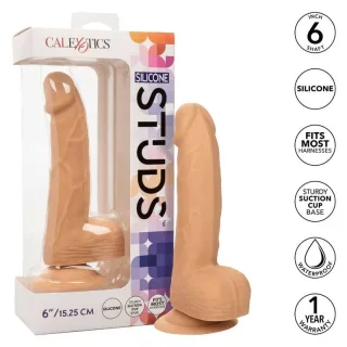 Dildo Silikon Natur 15,24 cm