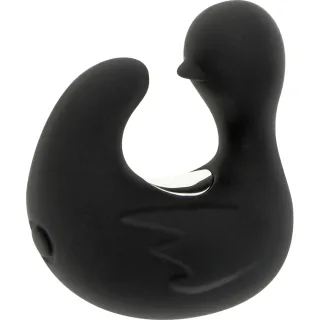 Fingervibrator Duckymania Ducky in Entenform Schwarz 4,5 x 4,1 cm