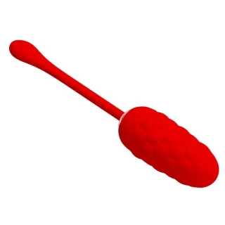 Vibro-Ei Pretty Love mit Wabenstruktur Rot