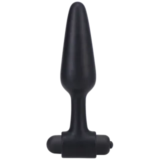 Analplug mit Vibration Schwarz 12,1 x Ø 3,2 cm