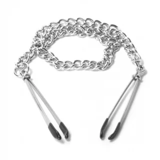 Nippelklemmen Reign Pinzetten-Stil Silber 21 cm