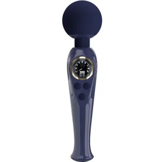 Massagestab Skyler mit Display und 10 Modi Blau
